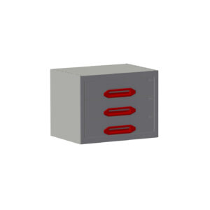Ladekast B0507xD360xH385 mm met 3 laden (H 3x105)