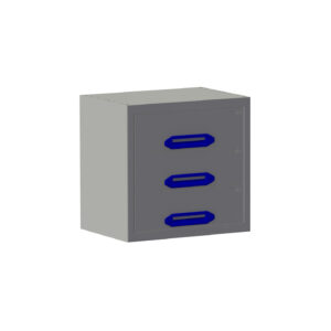 Ladekast B0507xD360xH490 mm met 3 laden (H 3x140)